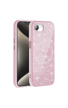 Apple Uyumlu iPhone 16e Kılıf M-safe Şarj Özellikli Parlayan Simli Zore Okso Kapak Çok Renkli Apple Uyumlu iPhone 16e Kılıf M-safe Şarj Özellikli Parlayan Simli Zore Okso Kapak Çok Renkli