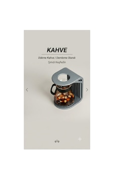 Modern Tasarım Organik Pla Kahve Demleme Standı Doğa Dostu Pour Over Stant Diğer