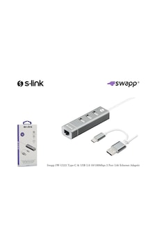 S-Link Swapp Sw-U222 Type-C Usb 2.0 10-100Mbps S-Link Swapp Sw-U222 Type-C Usb 2.0 10-100Mbps