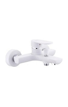 Bms Armatür Mercan Banyo Bataryası Mat Beyaz Bms Armatür Mercan Banyo Bataryası Mat Beyaz