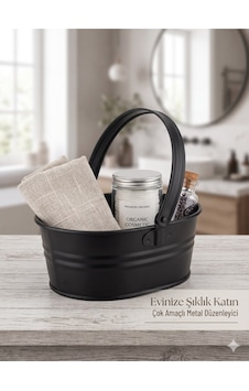 Reoona Kulplu Modern Siyah Metal Havluluk Ve Banyo Organizeri Reoona Kulplu Modern Siyah Metal Havluluk Ve Banyo Organizeri