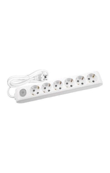 Viko 6'lı Anahtarlı Priz 3x1,5 mm Uzatma Beyaz 7 MT Viko 6'lı Anahtarlı Priz 3x1,5 mm Uzatma Beyaz 7 MT
