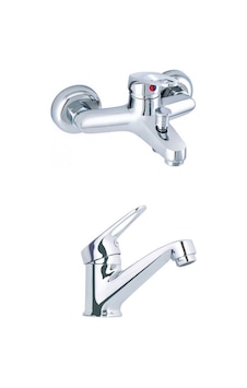 Erce Mix Sabit Lavabo Ve Banyo Bataryası Krom