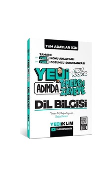 Yediiklim Yayınları Tüm Adaylar İçin Yedi Adımda Temelden Zirveye Dil Bilgisi Video Konu Anlatımlı Video Çözümlü Soru Bankası Yediiklim Yayınları Tüm Adaylar İçin Yedi Adımda Temelden Zirveye Dil Bilgisi Video Konu Anlatımlı Video Çözümlü Soru Bankası
