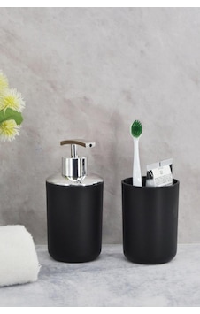 2'li Set Siyah, Diş Fırçalık Ve Sıvı Sabunluk - Brasil Model Diğer 2'li Set Siyah, Diş Fırçalık Ve Sıvı Sabunluk - Brasil Model Diğer