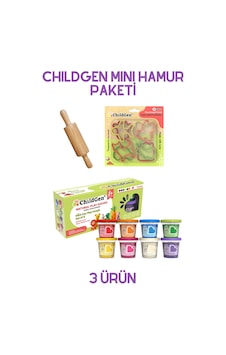 Mini Hamur Paketi Çok  Renkli
