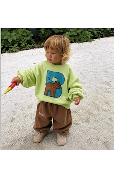 Poala Kids Bear Eşofman Takım Yeşil Poala Kids Bear Eşofman Takım Yeşil