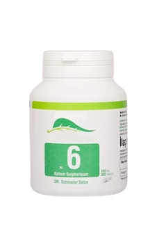 Schüssler Tuzları Nr.6 Kaliumsulfuricum 400 Tablet