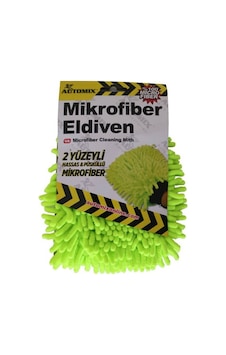 Mikrofiber Makarna Yıkama Eldiveni Yeşil Mikrofiber Makarna Yıkama Eldiveni Yeşil
