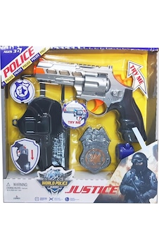 Ceren Toys Kutulu Rozetli Ve Kılıflı Polis Silah Seti Ceren Toys Kutulu Rozetli Ve Kılıflı Polis Silah Seti