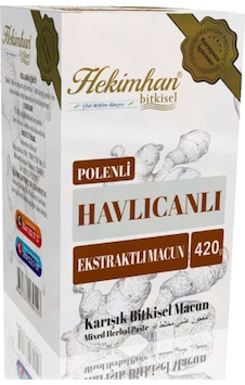 Hekimhan Bitkisel Havlıcanlı Polenli Ekstraktlı Macun 420 G Hekimhan Bitkisel Havlıcanlı Polenli Ekstraktlı Macun 420 G