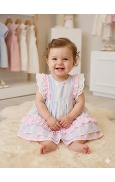 Babydoll Elbise Cumino Ekru Çok Renkli Babydoll Elbise Cumino Ekru Çok Renkli