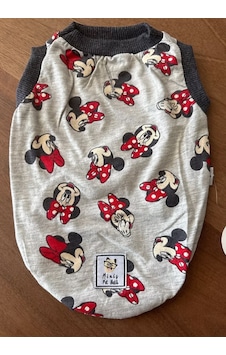 Gri Minnie Desenli Kedi Köpek Atlet Gri Minnie Desenli Kedi Köpek Atlet