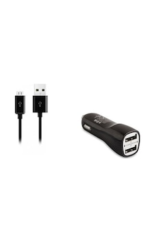 S-Link Smg-444 2.1A Micro Usb Akıllı Telefonlar 2In1 Araba Şarjı S-Link Smg-444 2.1A Micro Usb Akıllı Telefonlar 2In1 Araba Şarjı