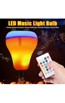 BUFFER® Kumandalı Bluetooth Hoparlör Ampul LD-37