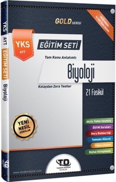 Gold Serisi Biyoloji Yks Ayt 21 Fasikül Eğitim Seti Gold Serisi Biyoloji Yks Ayt 21 Fasikül Eğitim Seti