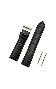 Siyah Deri Saat Kordon 20mm89041604923358 Siyah Deri Saat Kordon 20mm89041604923358