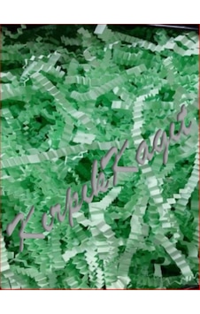 Zigzag form Z Kırpık / Kırpık Kağıt / Mint YEŞİLİ