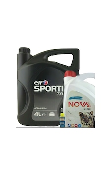Elf Sporti Txi 10W-40 Acea A3/B4 Sentetik Motor Yağı 4 L + Yeşil Antifriz 3 L