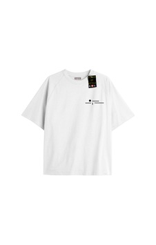 Flood Of Style Beyaz Oversize T-shirt Minimal Özel Tasarım Flood Of Style Beyaz Oversize T-shirt Minimal Özel Tasarım