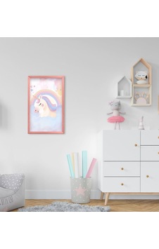 Bk Home Unicorn Tasarımlı Dekoratif Pembe Ahşap Çerçeveli Çocuk O (495494015) Bk Home Unicorn Tasarımlı Dekoratif Pembe Ahşap Çerçeveli Çocuk O (495494015)
