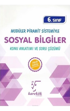 6.Sınıf Modüler Piramit Sistemiyle Sosyal Bilgiler MPS Konu Anlatımı ve Soru Çözümü -  Karekök Eğitim Yayın