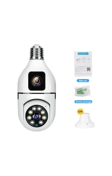 Cmr 40 Çift Kameralı 4k Full Hd Hareket Sensörlü Wifi Bağlantılı 360 Derece Başlıklı Güvenlik Kamerası-1073 Cmr 40 Çift Kameralı 4k Full Hd Hareket Sensörlü Wifi Bağlantılı 360 Derece Başlıklı Güvenlik Kamerası-1073