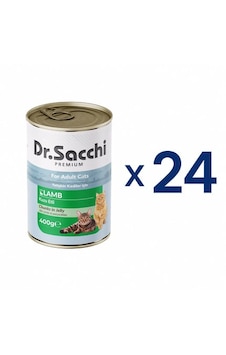Dr. Sacchi Delicious Kuzulu Yetişkin Kedi Konservesi 400 G 24 Adet Dr. Sacchi Delicious Kuzulu Yetişkin Kedi Konservesi 400 G 24 Adet