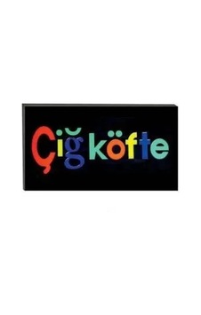 Jenerik Işıklı Tak Çalıştır Hazır Tabela Çiğ Köfte Çok Renkli Jenerik Işıklı Tak Çalıştır Hazır Tabela Çiğ Köfte Çok Renkli