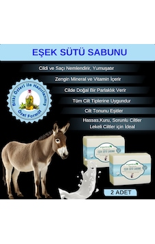 Organicsun Doğal Eşek Sütü Sabunu 2 x 140 G Organicsun Doğal Eşek Sütü Sabunu 2 x 140 G