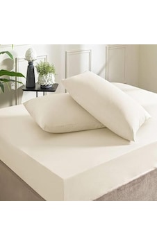 Clasy Tek Kişilik %100 Pamuklu Lastikli Çarşaf + 1 Adet Yastık Kılıfı 100 X 200 Ekru Clasy Tek Kişilik %100 Pamuklu Lastikli Çarşaf + 1 Adet Yastık Kılıfı 100 X 200 Ekru
