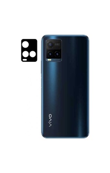 Vivo Y21S Zore 3D Kamera Camı Siyah