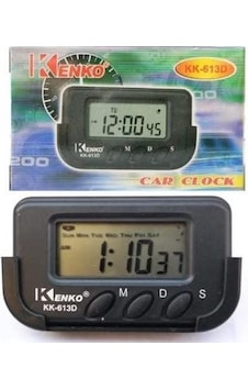 Dijital Küçük Masa Araba Saati Alarm Kronometre Kenko Kk-613d Dijital Küçük Masa Araba Saati Alarm Kronometre Kenko Kk-613d