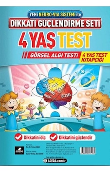 Yeni Neuro-Via Sistemi İle Dikkati Güçlendirme Seti 4 Yaş Test-Görsel Algı Testi - Osman Abalı - Adeda Yeni Neuro-Via Sistemi İle Dikkati Güçlendirme Seti 4 Yaş Test-Görsel Algı Testi - Osman Abalı - Adeda