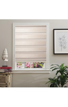 Hazır Hasır Bambu Zebra Stor Perde Kum Beji 150x200cm