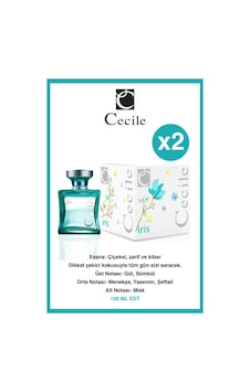 Cecile İris Kadın Parfüm EDT 2 x 100 ML Cecile İris Kadın Parfüm EDT 2 x 100 ML