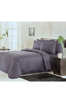 Özdilek Line Çift Kişilik Saten Nevresim Takımı Antrasit 200 x 220 Özdilek Line Çift Kişilik Saten Nevresim Takımı Antrasit 200 x 220