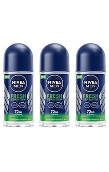 Nivea Fresh Sensation Erkek Roll-on Deodorant 3 X 50 Ml Nivea Fresh Sensation Erkek Roll-on Deodorant 3 X 50 Ml