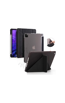 Apple Uyumlu iPad, Pro 11 4. Nesil 2022 Kılıf Kalem Bölmeli Trifolding Case Apple Uyumlu iPad, Pro 11 4. Nesil 2022 Kılıf Kalem Bölmeli Trifolding Case