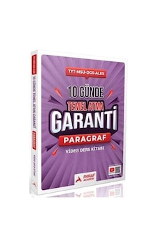 Paraf 10 Günde Temel Atma Garanti Paragraf Video Ders Kitabı Paraf 10 Günde Temel Atma Garanti Paragraf Video Ders Kitabı