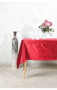 Elart Kadife Masa Örtüsü Dikdörtgen 150x220 Cm Kırmızı Elart Kadife Masa Örtüsü Dikdörtgen 150x220 Cm Kırmızı