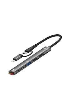 Büro Ev Ofis Cihazları İçin Apple Uyumlu iOS Usbc-5hub Card Reader Büro Ev Ofis Cihazları İçin Apple Uyumlu iOS Usbc-5hub Card Reader