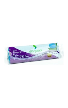 Ersopack Evsel Büyük Boy Çöp Torbası Mavi 65 x 80 CM Ersopack Evsel Büyük Boy Çöp Torbası Mavi 65 x 80 CM