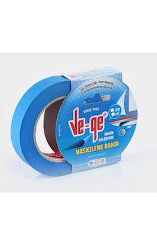 Ve-Ge Krepe Maskeleme Bantı Dış Ortam 48 Mm x 30 Mt Marin Mavi Ve-Ge Krepe Maskeleme Bantı Dış Ortam 48 Mm x 30 Mt Marin Mavi