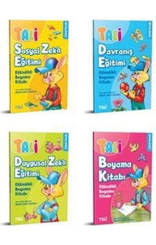Ema Tali Etkinlikli Boyama Seti 4'lü Seri 1 Adet Boyama Kitabı Ema Tali Etkinlikli Boyama Seti 4'lü Seri 1 Adet Boyama Kitabı