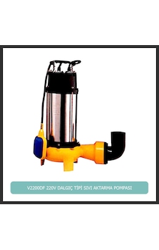 Attlas V2200d-f Döküm Göv. Atık Su Pomp. 3.5 Hp -bıçaklı Attlas V2200d-f Döküm Göv. Atık Su Pomp. 3.5 Hp -bıçaklı