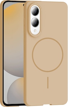 Samsung Uyumlu Galaxy S25 Edge Kılıf M-safe Şarj Özellikli Zore Ruby Sert Kapak Desert Titanyum Samsung Uyumlu Galaxy S25 Edge Kılıf M-safe Şarj Özellikli Zore Ruby Sert Kapak Desert Titanyum