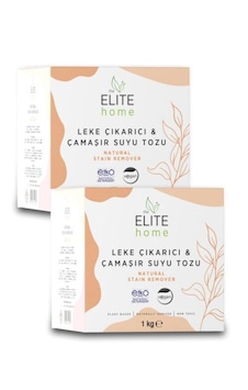 The Elite Home Doğal ve Vegan Sertifikalı Leke Çıkarıcı Çamaşır Suyu Tozu 2 x 1 KG The Elite Home Doğal ve Vegan Sertifikalı Leke Çıkarıcı Çamaşır Suyu Tozu 2 x 1 KG