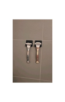 Tıraş Bıçağı Düzenleyici Yapışkanlı Banyo Jilet Organizeri 2 Adet Mor Tıraş Bıçağı Düzenleyici Yapışkanlı Banyo Jilet Organizeri 2 Adet Mor