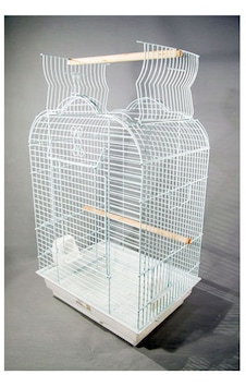 Pet - 441 - Papağan Kafesı Açılır Çatılı Beyaz 47x36x70 X - Spt-gld - 1 Adet Pet - 441 - Papağan Kafesı Açılır Çatılı Beyaz 47x36x70 X - Spt-gld - 1 Adet